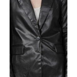 Veste Blazer Enduit Olympia Noir Femme - Vero Moda -Le Dressing Parfait veste blazer enduit olympia noir femme vero moda 3