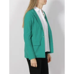 Veste Blazer Jagger Vert Femme - HBT -Le Dressing Parfait veste blazer jagger vert femme hbt 2