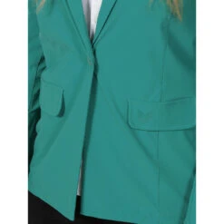 Veste Blazer Jagger Vert Femme - HBT -Le Dressing Parfait veste blazer jagger vert femme hbt 3