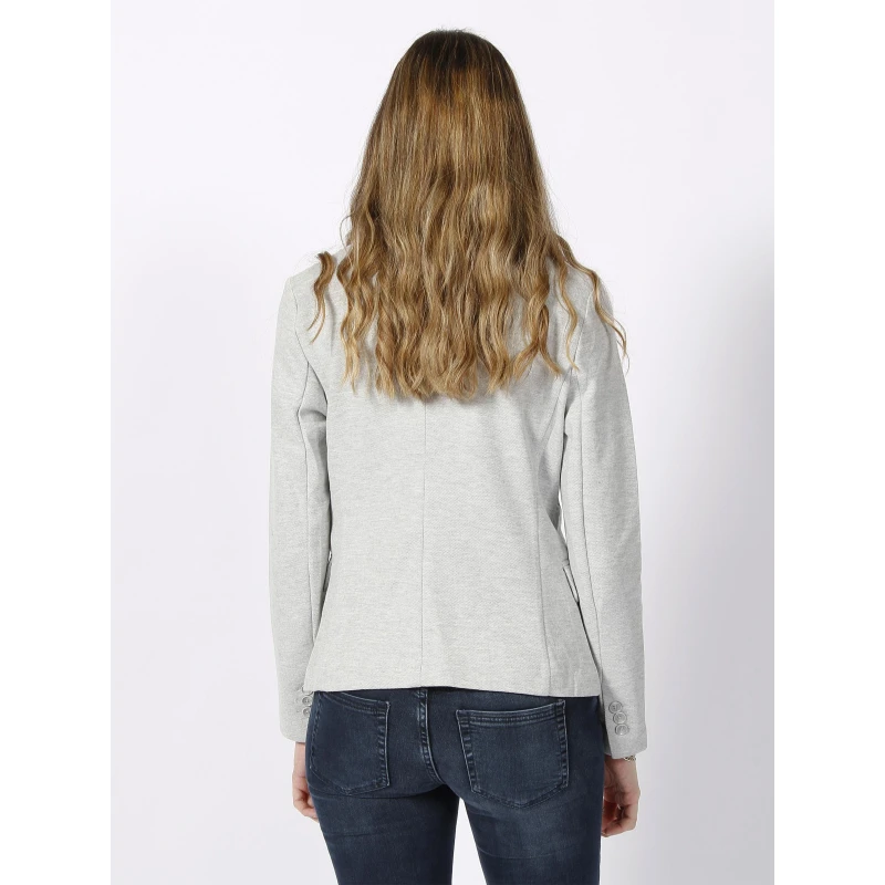 Veste Blazer Julia Gris Femme - Vero Moda 4 Veste Blazer Julia Gris Femme - Vero Moda – Image 2