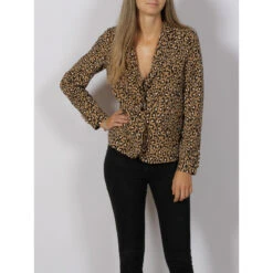 Veste Blazer Léopard Dodo Marron Femme - Vero Moda