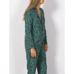 Veste Blazer Léopard Dodo Vert Femme - Vero Moda -Le Dressing Parfait veste blazer leopard dodo vert femme vero moda 2