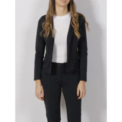 Veste Blazer Shirley Bleu Marine Femme - HBT
