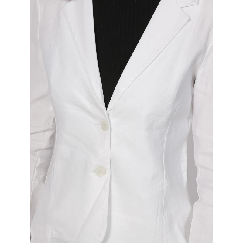 Veste Blazer Shirley Lin Blanc Femme - Hbt 6 Veste Blazer Shirley Lin Blanc Femme - Hbt – Image 4