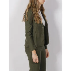 Veste Blazer Shirley Lin Kaki Femme - Hbt 8 Veste Blazer Shirley Lin Kaki Femme - Hbt -Le Dressing Parfait veste blazer shirley lin kaki femme hbt 2