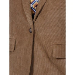 Veste Blazer Velours Nidoni Marron Femme - La Petite Etoile -Le Dressing Parfait veste blazer velours nidoni marron femme la petite etoile 3