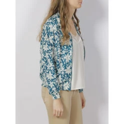 Veste Bomber Légère Leesa Bleu Blanc Femme - Tiffosi -Le Dressing Parfait veste bomber legere leesa bleu blanc femme tiffosi 2