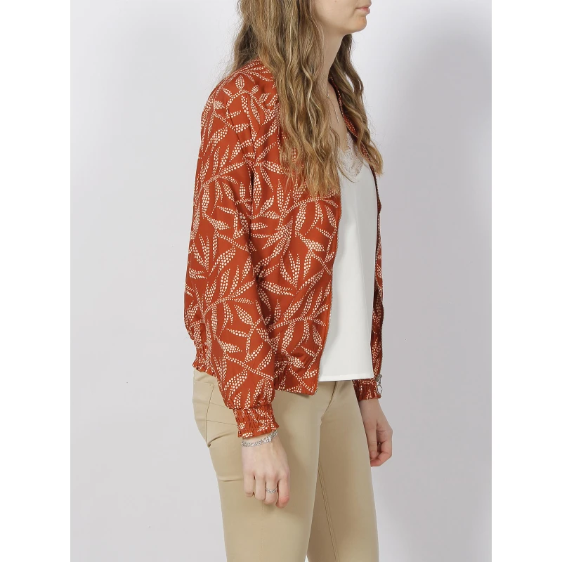 Veste Bomber Légère Leesa Orange Femme - Tiffosi 5 Veste Bomber Légère Leesa Orange Femme - Tiffosi – Image 3