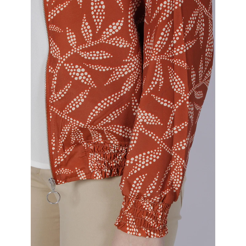 Veste Bomber Légère Leesa Orange Femme - Tiffosi 6 Veste Bomber Légère Leesa Orange Femme - Tiffosi – Image 4