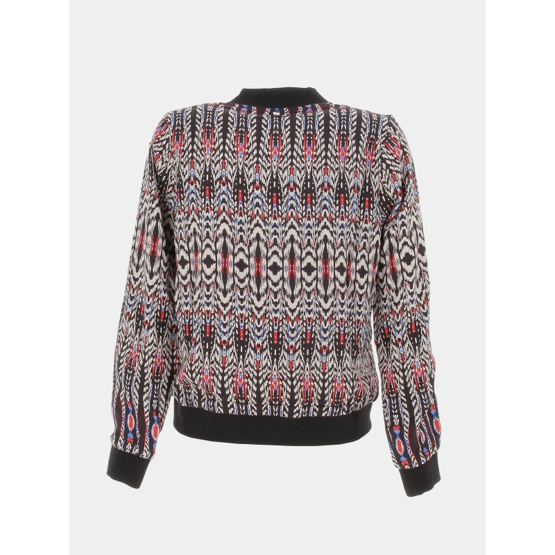 Veste Bomber Légère Ponnie Noir Rouge Femme - Deeluxe 4 Veste Bomber Légère Ponnie Noir Rouge Femme - Deeluxe – Image 2