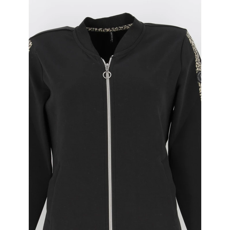 Veste Dhafno Avec Imprimé Noir Femme - Sun Valley 6 Veste Dhafno Avec Imprimé Noir Femme - Sun Valley – Image 4