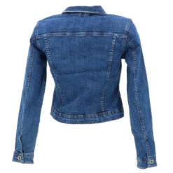 Devant -Le Dressing Parfait veste en jean tia bleu femme only 1