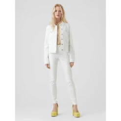 Veste En Jean Wild Soya Blanc Femme - Vero Moda -Le Dressing Parfait veste en jean wild soya blanc femme vero moda 3