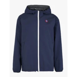 Veste Imperméable Courte Passy Indigo Bleu - Flotte 9 Veste Imperméable Courte Passy Indigo Bleu - Flotte -Le Dressing Parfait veste impermeable courte passy indigo bleu flotte 3