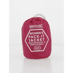Veste Imperméable Pack It III Berry Rose Femme - Regatta -Le Dressing Parfait veste impermeable pack it iii berry rose femme regatta 3