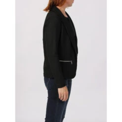 SUN VALLEY Veste Légère Blazer Noir Femme - Sunvalley -Le Dressing Parfait veste legere blazer noir femme sunvalley 2