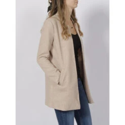 Veste Longue Soho Beige Femme - Only -Le Dressing Parfait veste longue soho beige femme only 2