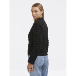 Devant -Le Dressing Parfait veste matelassee new vona animal noir femme guess 1