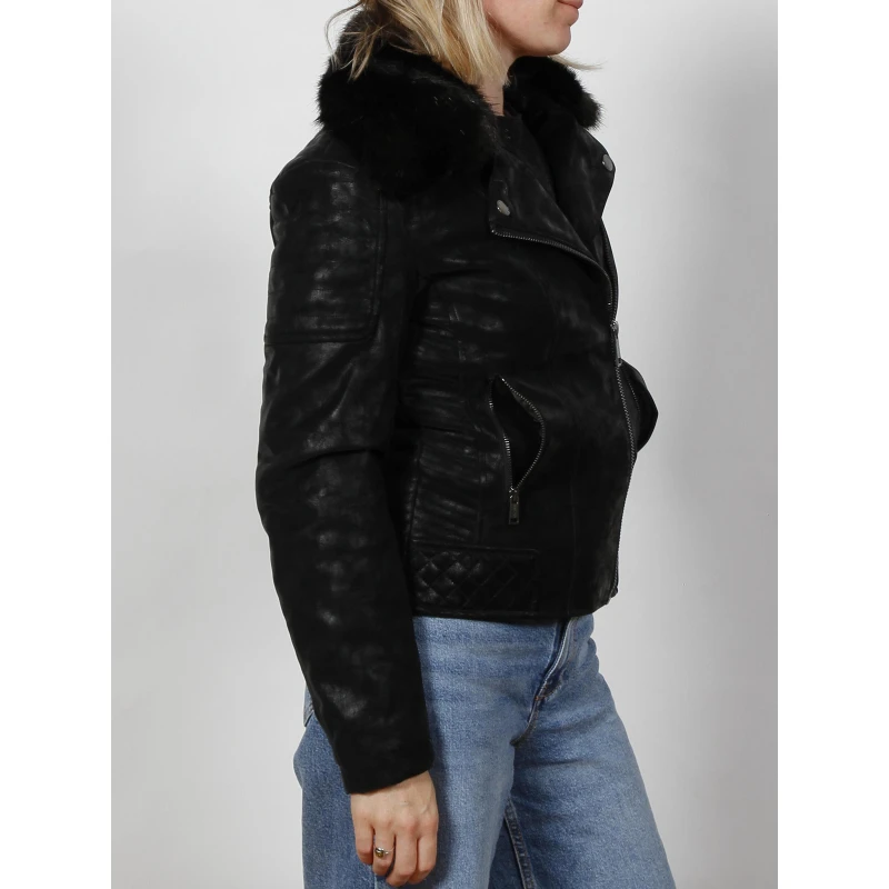 Veste Olivia Noir Femme - Guess 5 Veste Olivia Noir Femme - Guess – Image 3