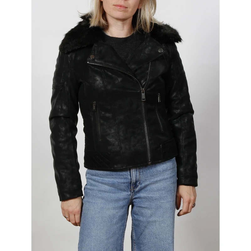 Veste Olivia Noir Femme - Guess 3 Veste Olivia Noir Femme - Guess