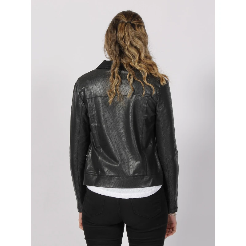 Veste Perfecto Nats Snake Noir Femme - HBT 4 Veste Perfecto Nats Snake Noir Femme - HBT – Image 2