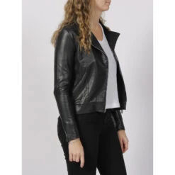 Veste Perfecto Nats Snake Noir Femme - HBT 8 Veste Perfecto Nats Snake Noir Femme - HBT -Le Dressing Parfait veste perfecto nats snake noir femme hbt 2