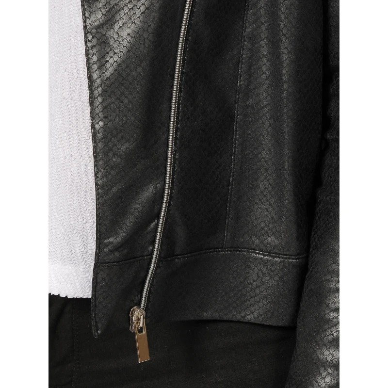 Veste Perfecto Nats Snake Noir Femme - HBT 6 Veste Perfecto Nats Snake Noir Femme - HBT – Image 4