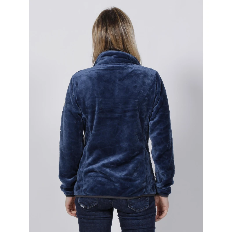 Gilet Polaire Lauziere Bleu Marine Femme - Angele Sportswear 4 Gilet Polaire Lauziere Bleu Marine Femme - Angele Sportswear – Image 2