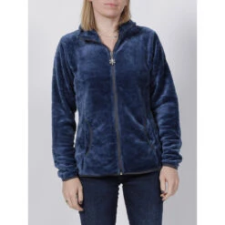 Gilet Polaire Lauziere Bleu Marine Femme - Angele Sportswear