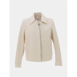 Veste Stretch Gabardine Beige Femme - Calvin Klein